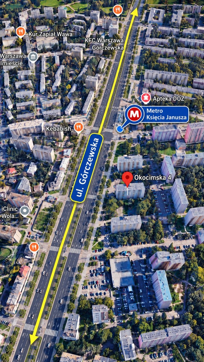 Warszawa · ul. Okocimska — 10
